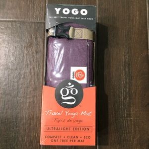 Brand new with tags wrapped up travel yoga mat